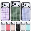 Волнистый Сетчатый Чехол для Телефона для iPhone 17 Air 16e 15 14 13 Pro Max Задняя Крышка для 12 11 Pro Coque