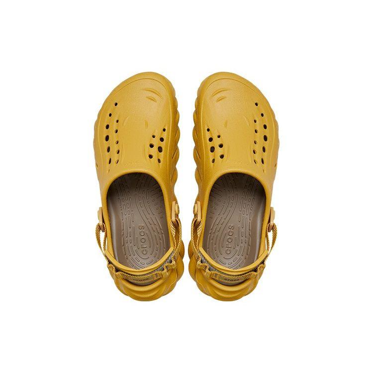 Crocs Унисекс Кроксы для улицы, дышащие, песочно-желтые, из ЭВА, с круглым носком 207937-76A