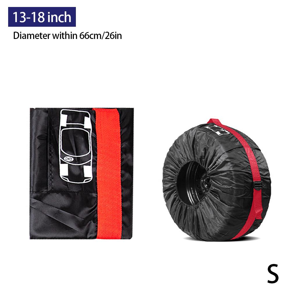 1 шт. Универсальные чехлы для запасных шин автомобиля, чехлы для хранения автомобильных колес, сумки для переноски шин для автомобильных колесных колпаков 13–18 дюймов, 19–23 дюйма