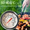 Stainless Steel Oven Thermometer Grill Meat Thermometer Dial Temperature Gauge Gage Cooking Food Probe Kitchen BBQ Tools