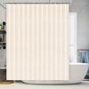 White Striped Bath Mat Waterproof Shower Curtain Home Decor Customizable Size Polyester Modern Bathroom Curtains