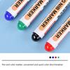 5pcs Long Nib Marker Pens Waterproof, Fast Drying Deep Reach Marker Perfect for Deep Holes in Metal and Wood Crafts