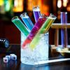 6-12 шт. Стеклянные пробирки Стаканы Рюмки Барная стойка для пробирок из дерева Набор креативных стаканов для коктейлей Аксессуары для барной вечеринки