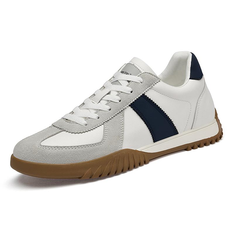 Genuine Leather Mens Tenis Masculino Versatile Casual Shoes Comfy Lace-Up Man Sneakers Outdoor Walking Shoes Skateboard Footwear