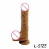 Realistic Dildos Super Soft Realistic Penis Dildo Suction Cup Dong Small / Medium Large