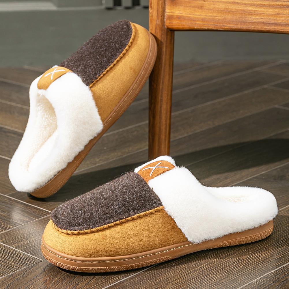 Арктические пушистые тапочки для мужчин - Сверхпрочный фланелевый верх с подушкой из пены с эффектом памяти, нескользящая подошва из ТПР и плюшевое тепло для использования в гараже/охотничьей хижине