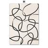 Minimalism Line Girl Heart Geometric Abstract Wall Art Canvas Painting Living Room Decoration Posters And Prints Wall Pictures