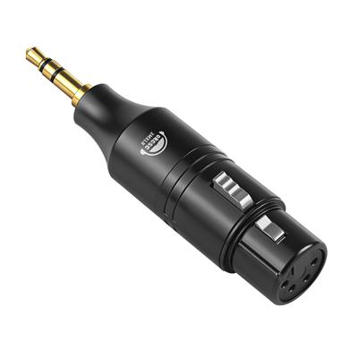 Okcsc 3.5мм Jack на XLR Преобразователь Коннектор для Преобразования Аудио в XLR Комплект Стерео на XLR Без Потерь Передача Аудио для Hi-Fi Усилителей Наушников 3.5мм
