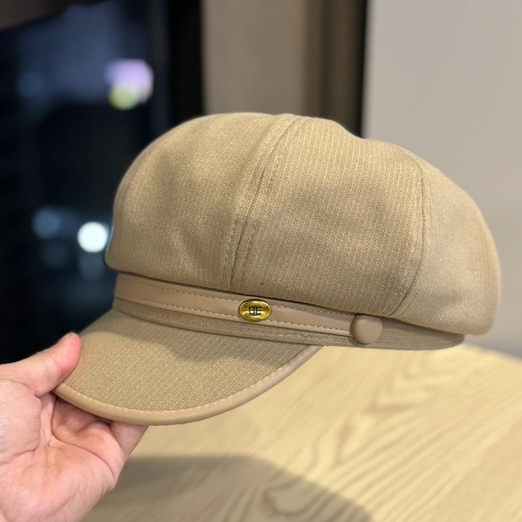 Новый осенний восьмиугольный берет для женщин, ретро британский стиль, маленькая корейская версия, повседневная универсальная кепка-утка, шляпа художника, трендовая