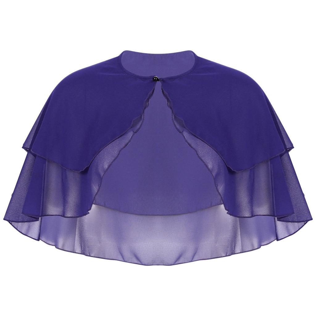 Женская мягкая шифоновая шаль с открытой передней частью, болеро, накидка, накидка для свадебной вечеринки