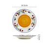 6.5 Inches European Ceramic Dinner Plates Hand Painted Western Salad Plate Household Exquisite Fruit Dish Kitchen Accessories
