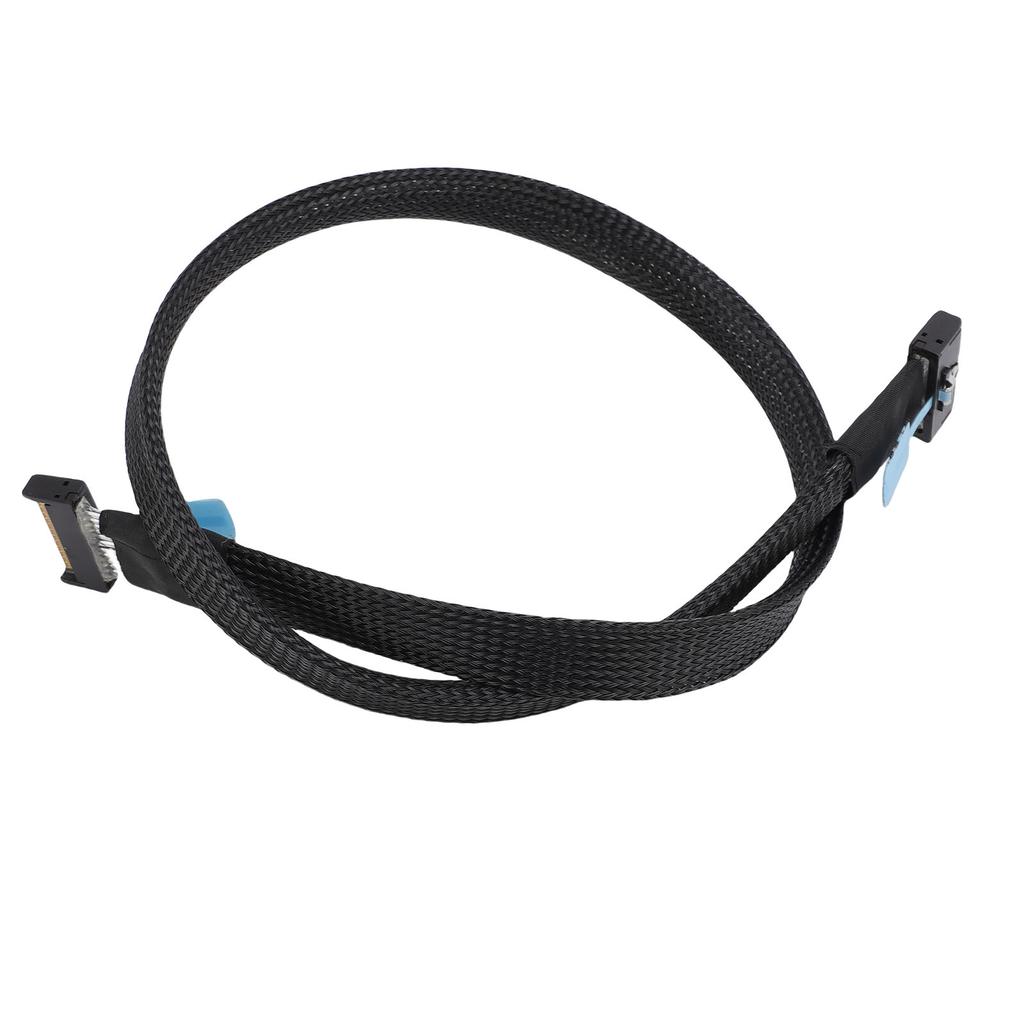 Кабель MCIO к MCIO 8X 74 контакта 2,1 фута Прямой к Прямому Кабель для передачи данных на высокой скорости 32 Гбит/с для Серверного Дата-центра