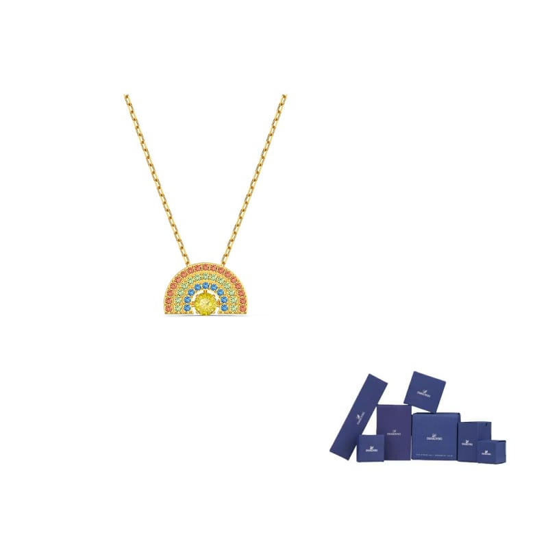 Swarovski Sparkling Dance Necklaces Women's Gold Plated 5521756