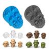 Череп лотки для кубиков льда силиконовые 3D DIY формы для домашней кухни черный мягкий