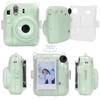 Exclusive Transparent Compatible Product FUJIFILM Instax Mini 12 Instant Camera INS MINI 12 PVC Cover with Shoulder Strap Transparent [Aenllosi Case]