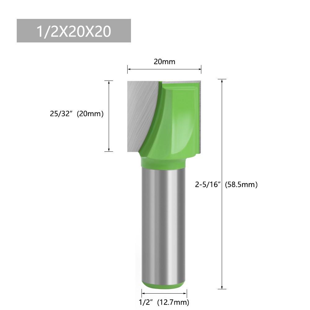 1PC 12.7mm Router Bits Cleaning Bottom Engraving Shank Milling Cutter