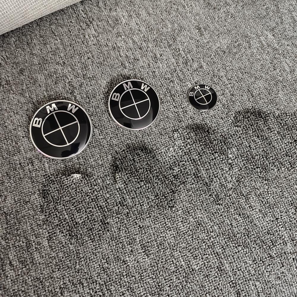 3Pcs For BMW M Logo G30 G31 G38 G11 G12 G20 G28 F10 F48 F49 G01 F20 F21 F22 Car Front Hood Emblem Logo steering wheel stickers UJD4