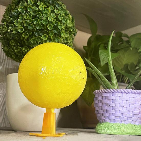 Липкий шарик-ловушка для мух с основанием, светящийся, прочный клей, для использования в помещении и на открытом воздухе, для кухни ресторана, устройство для ловли мелких летающих животных, мошек и плодовых мух