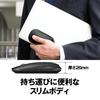 Buffalo Wireless Mobile Mouse Bluetooth FLEXUS Thin and Light 5 Buttons [Equipped with Back/Forward Buttons] Wireless Quiet BlueLED MIL Standard Compl