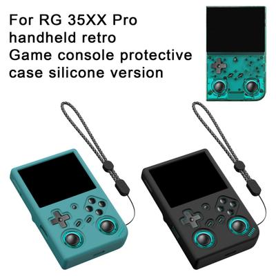 Защитный чехол для игровой консоли ANBERNIC RG 35XX Pro, противоударный протектор для портативной игровой машины, силиконовая накладка-скин, корпус, игровые аксессуары