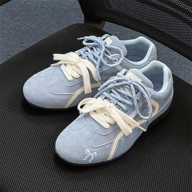 Нишевые ретро красные тонкоподошвенные яблочные туфли мужские пара шнурков универсальные спортивные и повседневные на плоской подошве парные немецкие тренировочные туфли