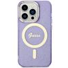 Etui Guess Guhmp14Lhcmcgu Na Iphone 14 Pro Purpurowy/Purple Hardcase Glitter Gold Magsafe