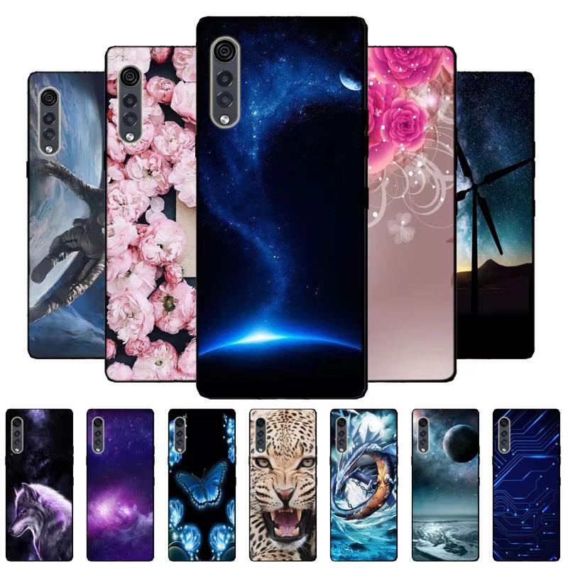 Для LG Velvet Чехол Черный Бампер Силиконовый ТПУ Мягкая Крышка Телефона Для LG Velvet 5G LM-G900 Чехол Мультяшный Funda Для LG Velvet Чехол