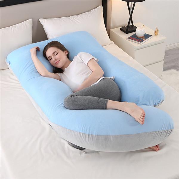 Pregnancy Pillow Sleeping Support Pillow For Pregnant Women J Shape Maternity Pillows Full Body Giant Maternity Pillow Waist Support