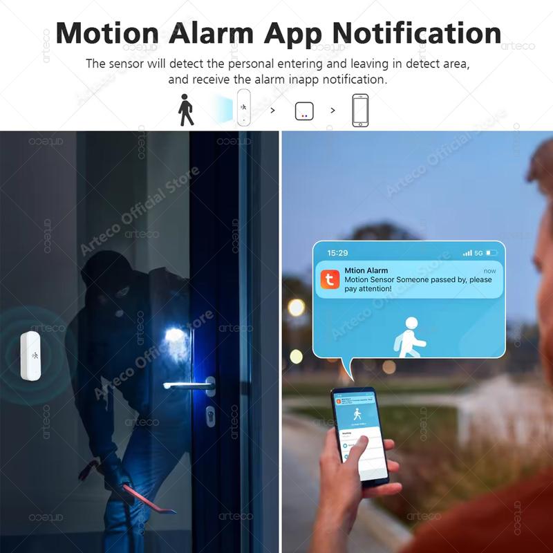 ZigBee Human Motion Sensor 10G Radar Mmwave Temperature and Humidity Sensor Security Burglar Works With Tuya Smart Life Z2MQTT