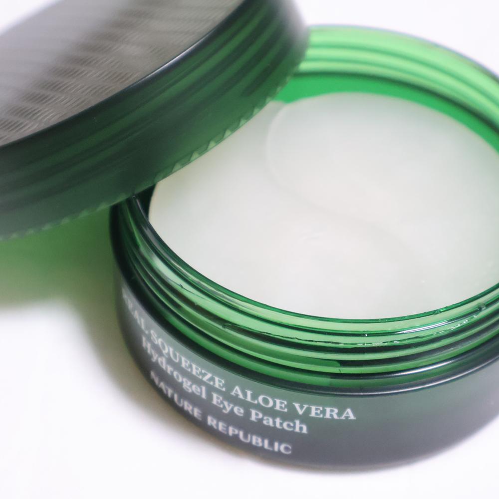 Nature Republic Гидрогелевые патчи для глаз Real Squeeze Aloe Vera (1 упаковка / 60 шт. пластырей)