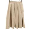 URBAN RESEARCH Striped Pattern Midi Length Tack Flare Skirt F Beige Women Used