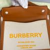 [Pre-Owned] Pocket Bag Two-Tone Canvas And Leather With Detachable Adjustable Shoulder Strap Mini Handbag - Excellent #1AVGVLJ