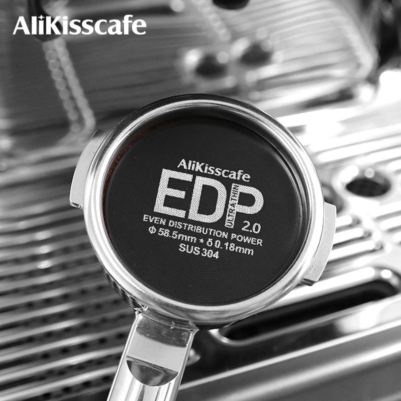 Alikisscafe Магнитный набор сеточек для темперирования эспрессо Держатель фильтра для кофе 51 мм 53 мм 58,5 мм Для Delonghi Breville Аксессуар Инструмент бариста