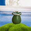 Мультяшная фигурка лягушки с большим ртом, смола, фигурка животного, модель игрушки, статуя, скульптура, украшение для дома и улицы, сада, орнамент, фестиваль, подарок