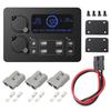 12V Power Distribution Box With USB Type-C LED Display For Car Boat RV