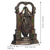 Bronze Tirupati Balaji Idol - God Venkateswara Statue for Home Temple, Pooja Room,Office Decor - Spiritual Gift for Wedding, Anniversary, Diwali