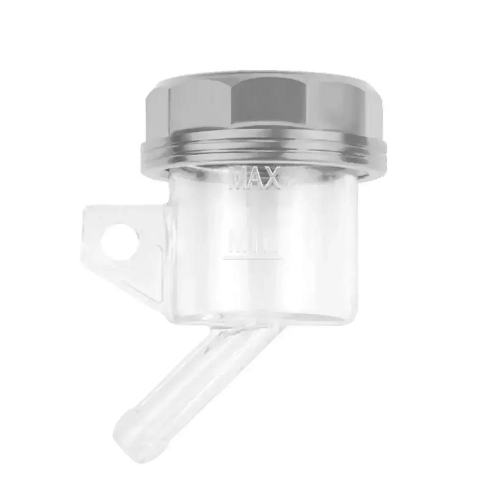 Резервуар тормозной жидкости для мотоцикла из алюминиевого сплава, бак заднего сцепления мотоцикла, масляная чашка для жидкости, универсальная для Honda, Suzuki, Yamaha, BMW