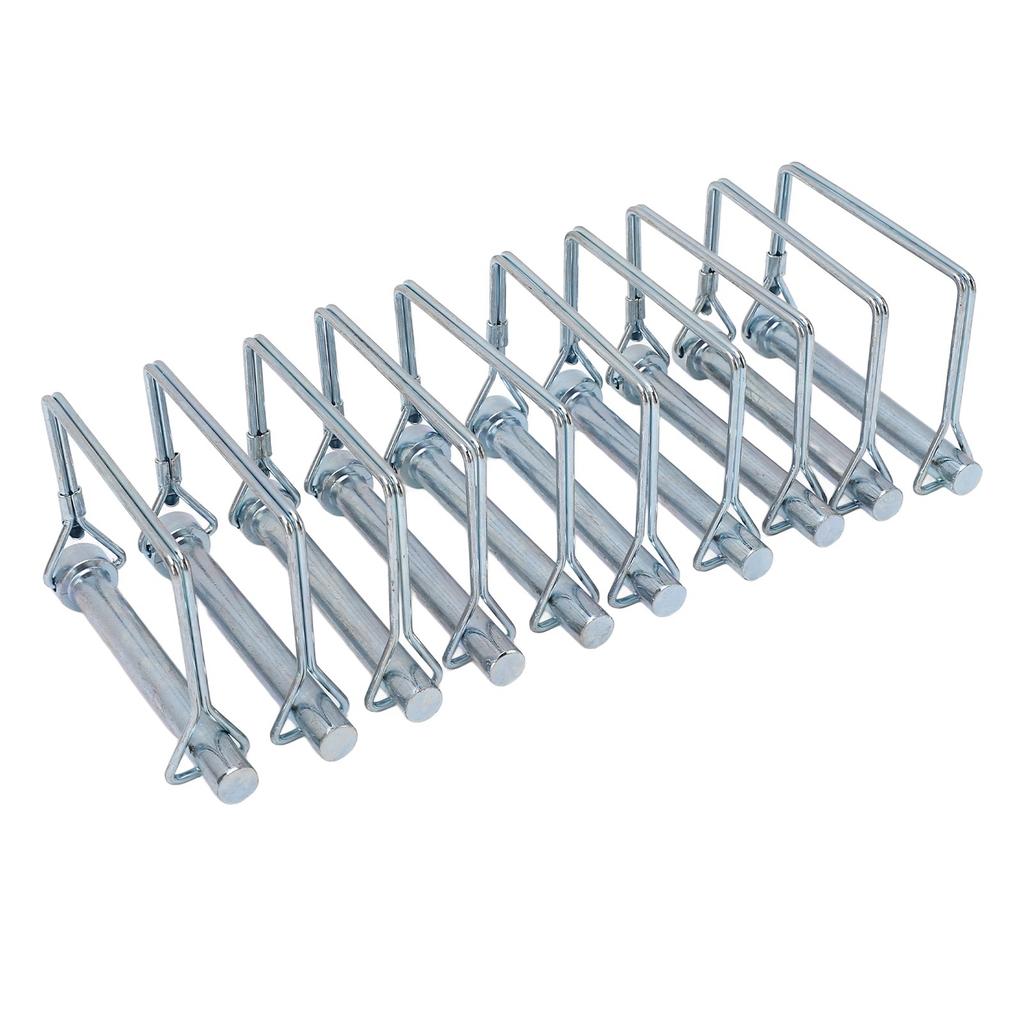 10Pcs Trailer Hitch Pin 5 16 Inch Rustproof Reliable Stable Trailer Coupler Pin for Hooks Power Output Shafts