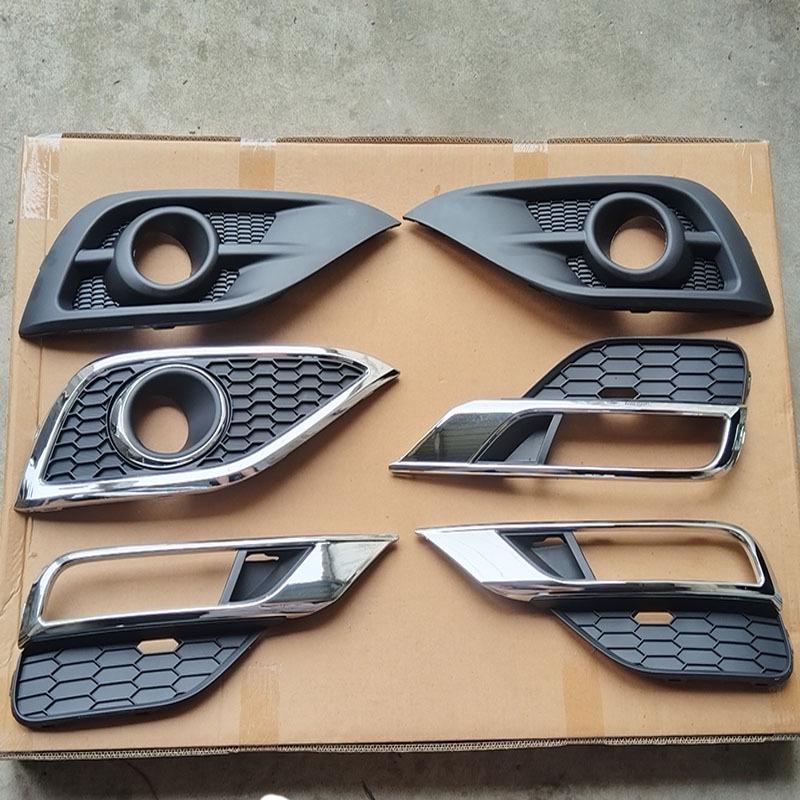 Совместимая накладка решетки рамки противотуманной фары для 12-14 Honda CRV: Защитная накладка на передний бампер Siwei