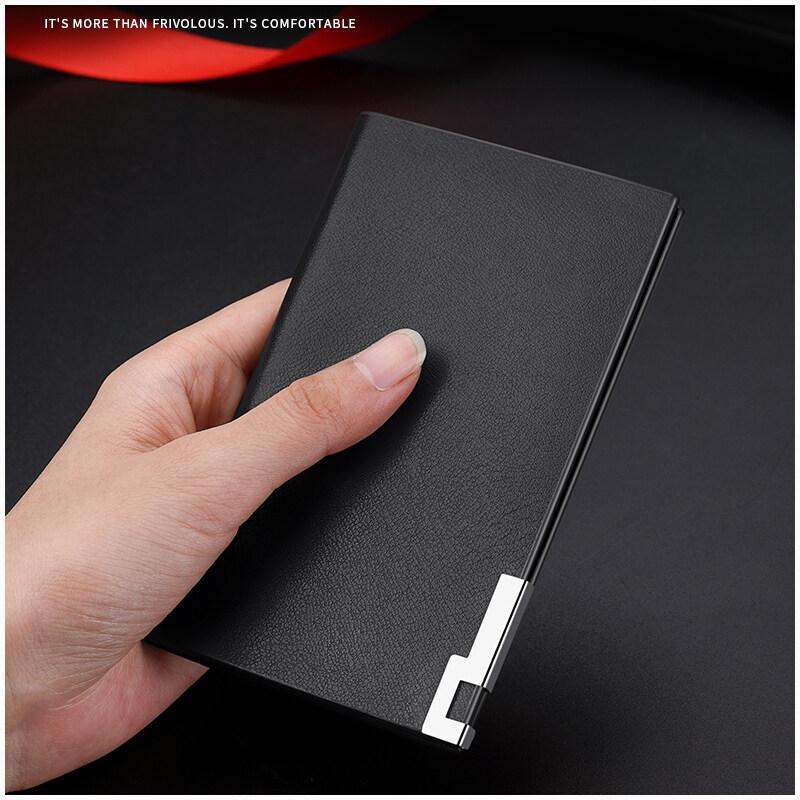 Простота, модные кошельки для карт из натуральной кожи, мужские тонкие держатели для кредитных карт, тонкий держатель для VIP-карт, костюм, деловые мужские аксессуары
