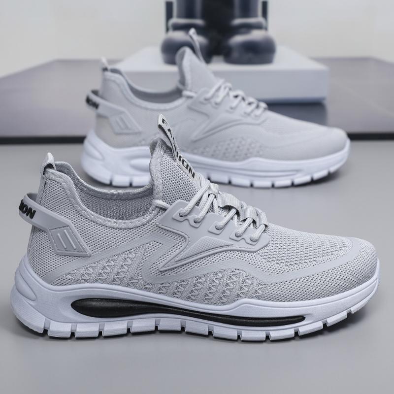 Новые мужские туфли универсальные сетчатые спортивные повседневные сетчатые туфли мужские рабочие нескользящие черные защитные туфли для защиты труда модные туфли