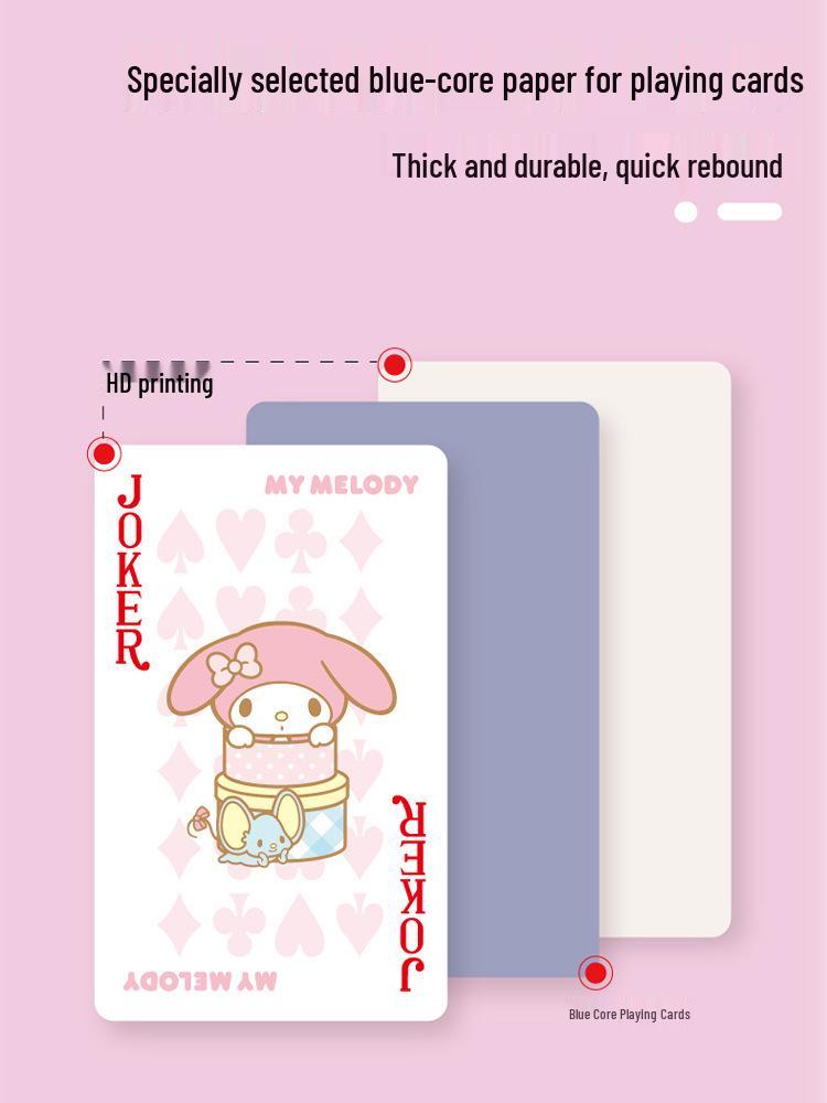 Игральные карты Sanrio серия Мелоди – Милый и забавный дизайн