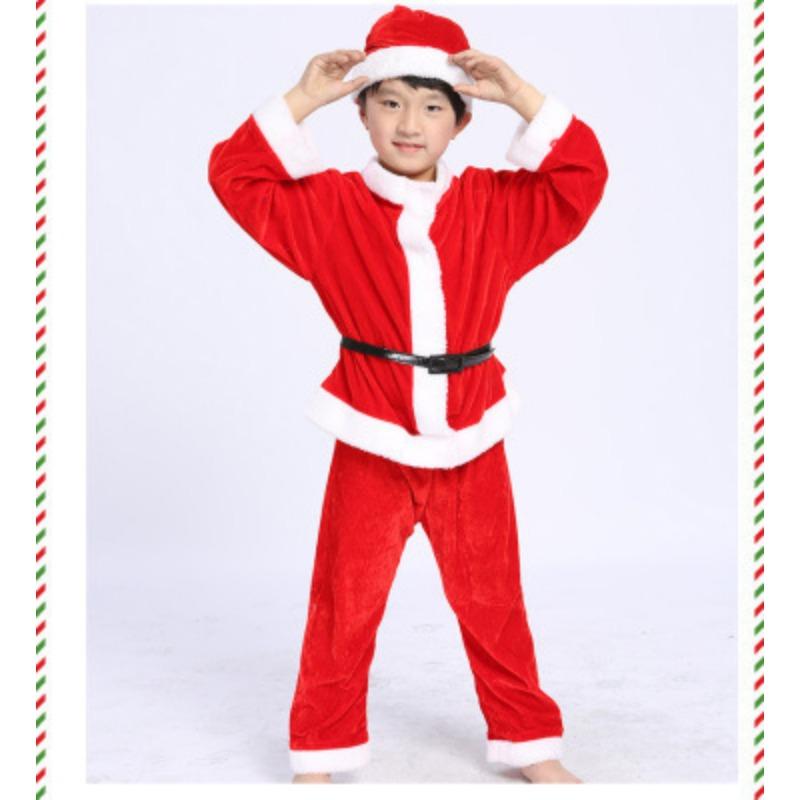 Детская рождественская одежда Рождественская одежда для выступлений для мальчиков и девочек Детский новогодний рождественский комплект одежды для выступлений Новый