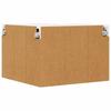 Lucca Wall Corner Cabinet Reclaimed Wood Look 57 x 57 x 40 cm Particleboard