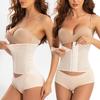 Underbust Corset Waist Trainer with Hook and Eye Closure for Tummy Control