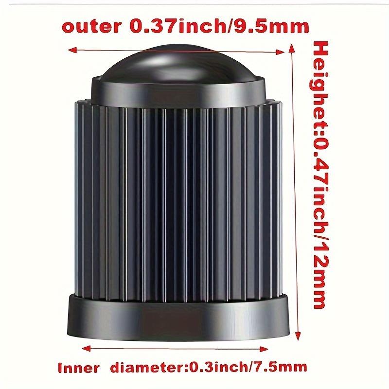 10 шт./20 шт. Пластиковые колпачки для клапанов, Универсальные колпачки для вентилей шин, Изготовлены из прочного полиэтиленового материала, Черные - Идеально подходят для автомобилей, Внедорожников, Велосипедов, Грузовиков