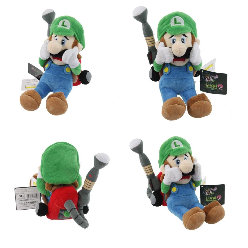 Восхитительно мягкая плюшевая кукла Луиджи из Super Mario Bros, 18 см, для детей и коллекционеров