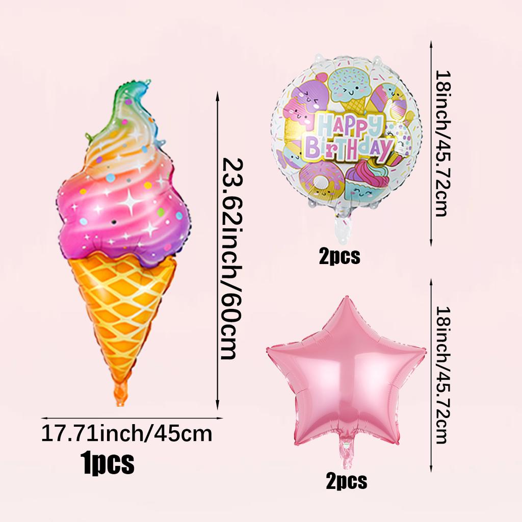 5 шт. шариков-конфет в виде радуги в виде мороженого макарон, сладкий гавайский луау на День коровы, детский праздник, товары для украшения свадьбы