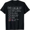 Dad Checklist Happy Fathers Day Family Matching Outfit T-Shirt