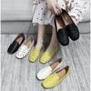 Size 35-42 Square Toe Summer Shoes for Women Embroidery Designer Shoes Soft Slipon Loafers Moccasin Leisure Women's Ballet Flats